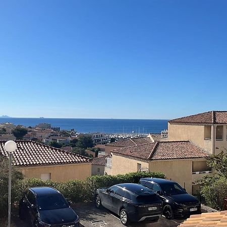 Studio Vue Mer Avec Piscine Et Terrain De Tennis โซเซ-เล-แป็ง ภายนอก รูปภาพ